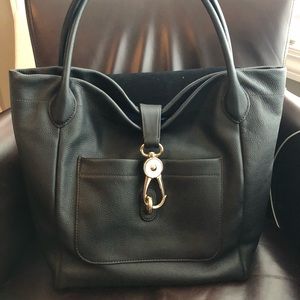 Dooney & Bourke Belvedere Logo Lock Tote